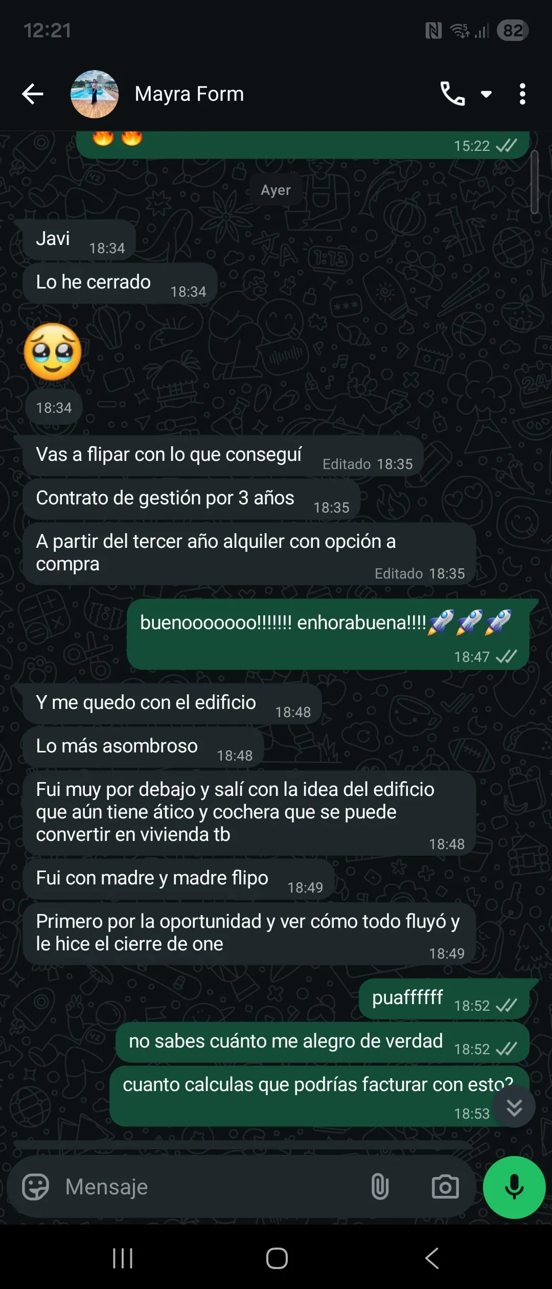 Testimonio cliente real