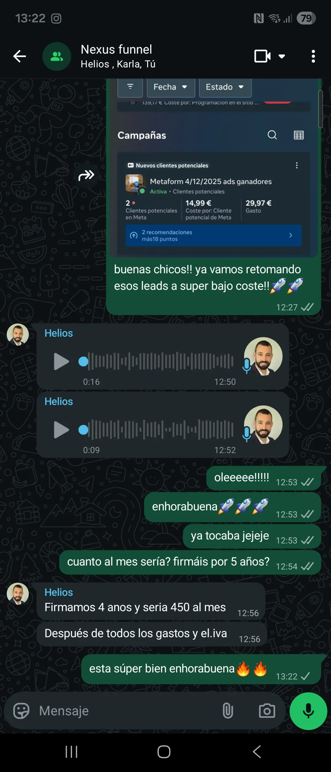 Testimonio cliente real